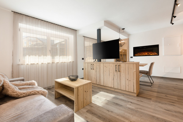 The living room Apartments Pragser Wildsee Familiaris