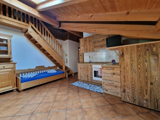 La zona giorno Appartamenti Casa Campetta