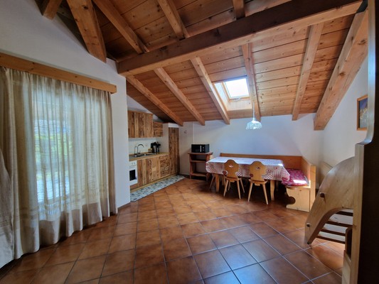 La zona giorno Appartamenti Casa Campetta