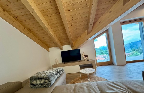 Das Wohnzimmer Ferienwohnung Mountain Lodge