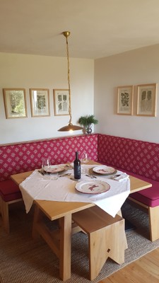 La zona giorno Alpenchalet Waldl