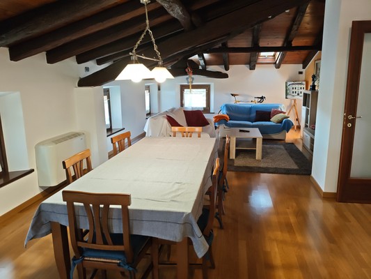 La zona giorno Appartamenti Casa Zanier