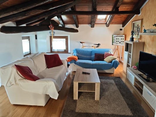 La zona giorno Appartamenti Casa Zanier