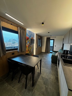 Foto della cucina LA DANE Zoncolan Aparthotel & Spa