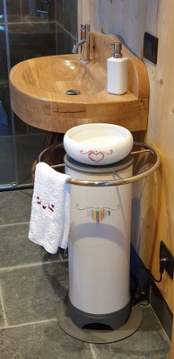 Foto del bagno Appartamento in baita Dei Colori
