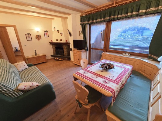 La zona giorno Appartamento Sogno Sulle Dolomiti