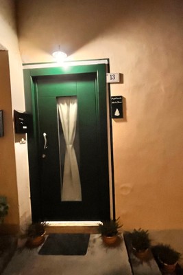 The entrance