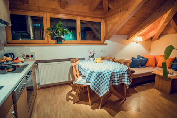 La zona giorno Appartamenti Tlusel