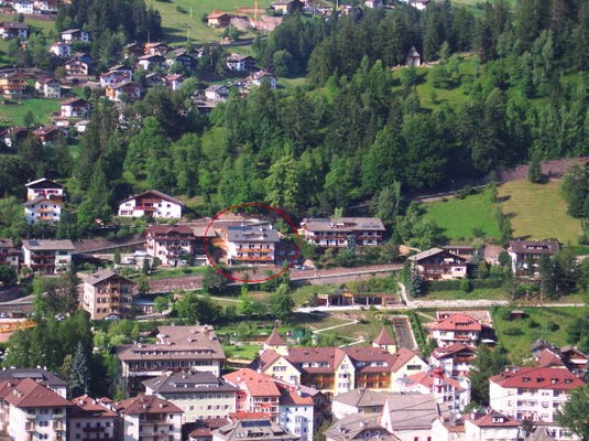 La posizione Appartamenti Villa Hubertus Ortisei