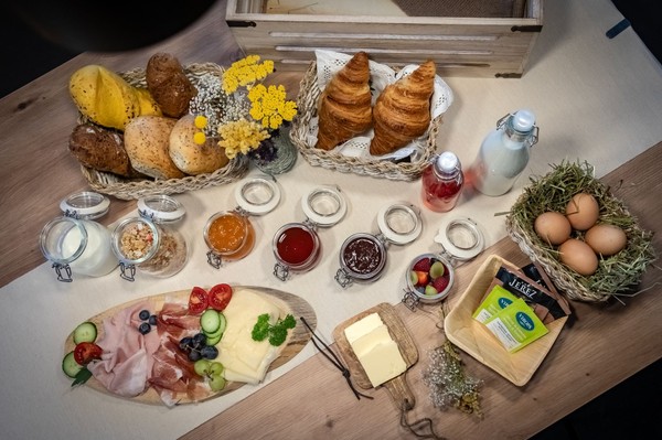 La colazione Appartamenti in agriturismo Niederhof