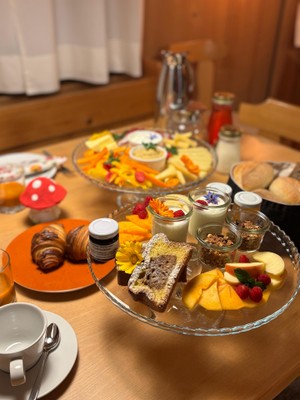 La colazione Appartamenti in agriturismo Hanselerhof