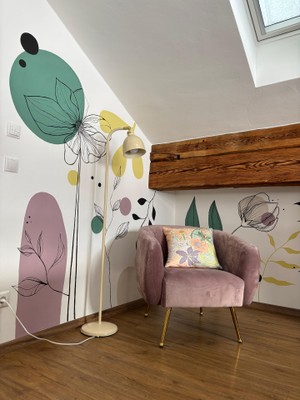 La zona giorno Appartamenti in agriturismo Hanselerhof