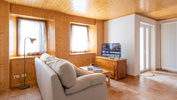 Der Wohnraum Ferienwohnung Casa Lateis 24