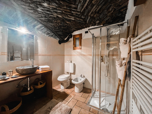 Foto del bagno Appartamento Volta di Champoluc