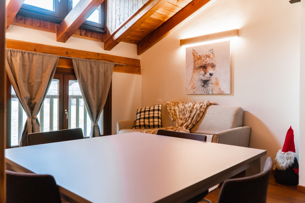 La zona giorno Residence Poluc Apartments
