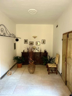 The entrance