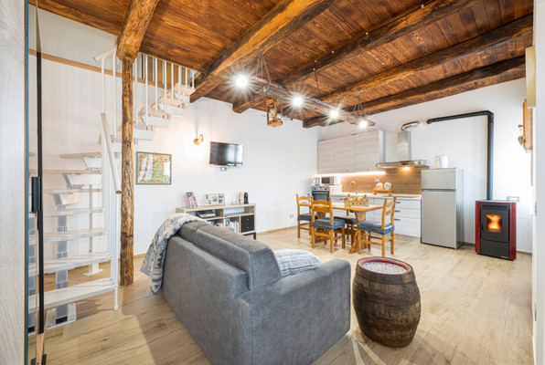 La zona giorno Casa vacanze Cà Andriöi