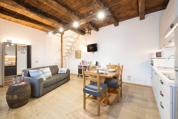 La zona giorno Casa vacanze Cà Andriöi