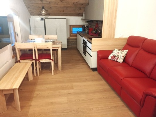 The living area Apartment Balcone sul Civetta