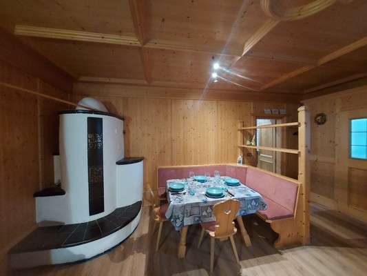 La zona giorno Appartamento Dolomiti Home