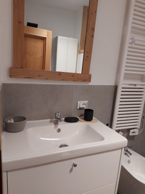 Foto del bagno Appartamento Dolomiti Home