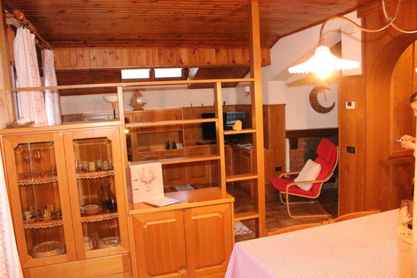 Der Wohnraum Ferienwohnung Cesa Dolomiti