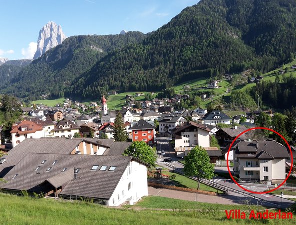 Lage Ferienwohnung Villa Anderlan St. Ulrich
