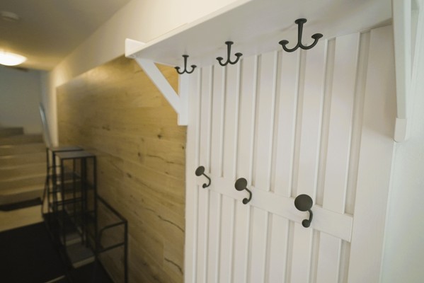 The entrance