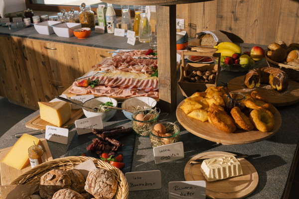 La colazione Appartamenti in agriturismo Balbeinhof