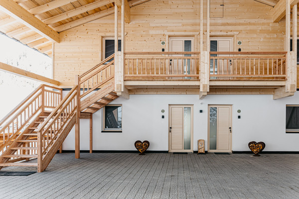 Foto Außenansicht Ferienwohnungen auf dem Bauernhof Broslhof