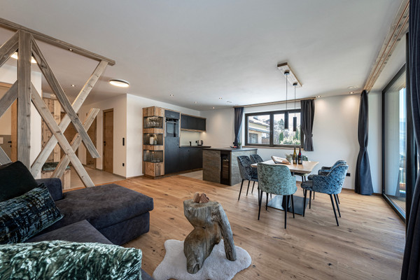 The living area Vineyard Chalet Steindlgut