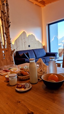 The breakfast Farmhouse apartments Stabingerhof
