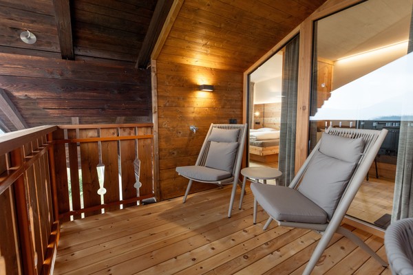 Foto vom Balkon Pardellerhof