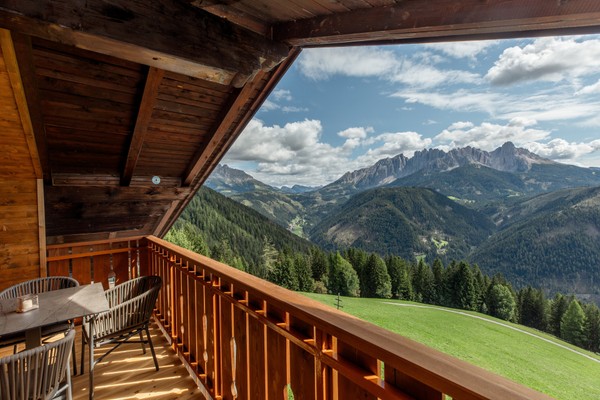 Foto vom Balkon Pardellerhof