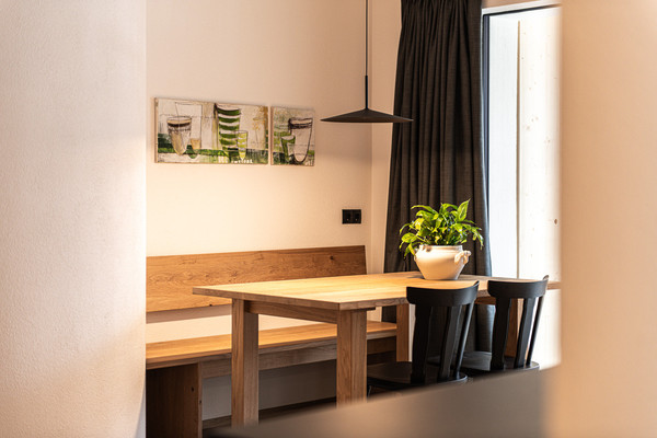 The living area Farmhouse apartments Senner
