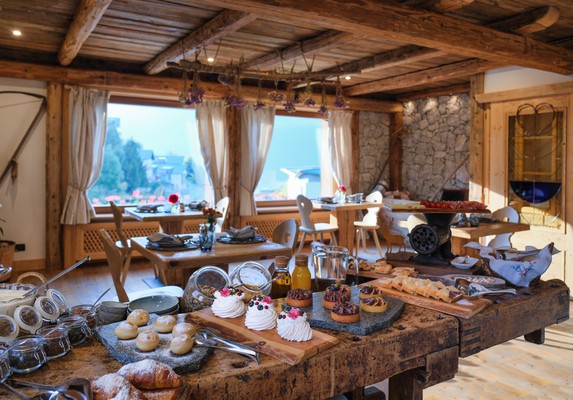 Das Frühstück Bed & Breakfast Il Tabià