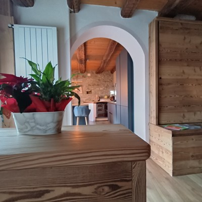 La zona giorno Casa vacanze Maso Clementina