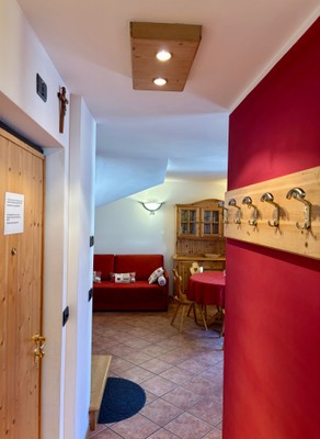 La zona giorno Appartamento Casa Fanes - Pragma Apartments