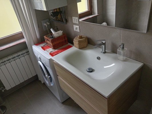 Foto vom Bad Ferienwohnung Spazio 76