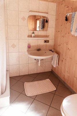Foto del bagno Appartamento in baita Oberhabererhof