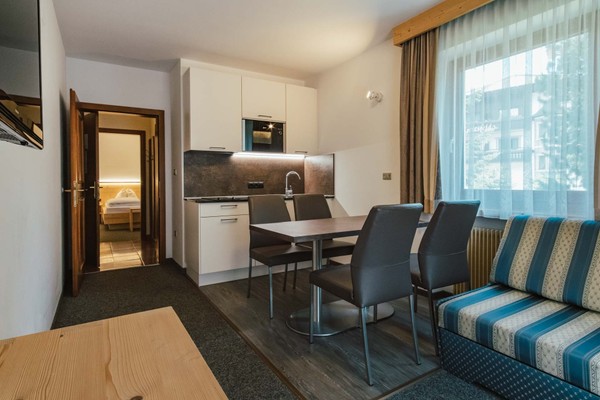 La zona giorno Hotel + Residence Griesfeld