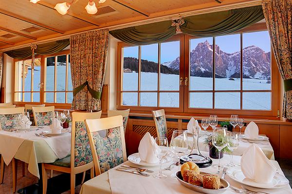 Il ristorante Castelrotto Parc Hotel Tyrol