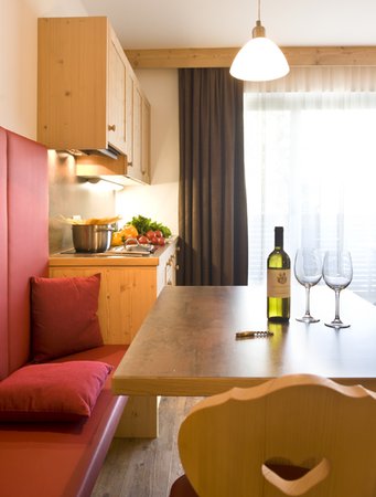 La zona giorno Garni Martina Breakfast Lodge