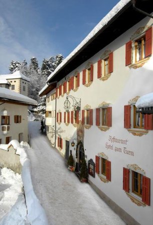 Foto invernale di presentazione Hotel Alla Torre - Zum Turm