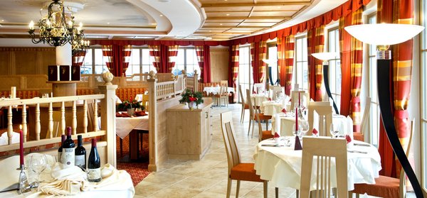 Il ristorante Castelrotto Chalet Tianes