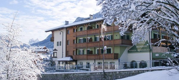 Winter Präsentationsbild Garni-Hotel Belvedere Schönblick