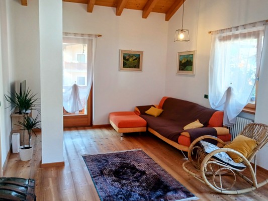 Der Wohnraum Ferienwohnung Casa dello Sportivo