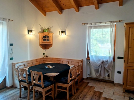 Der Wohnraum Ferienwohnung Casa dello Sportivo