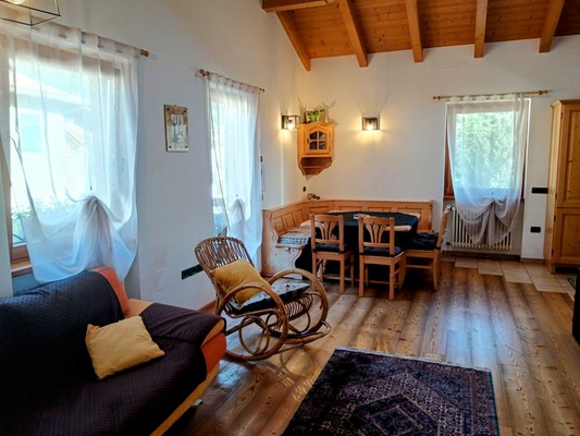 Der Wohnraum Ferienwohnung Casa dello Sportivo