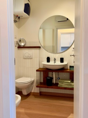 Foto del bagno Panorama Apartment Merano